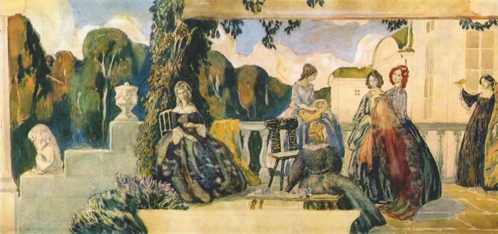 Виктор Борисов-Мусатов и Таруса