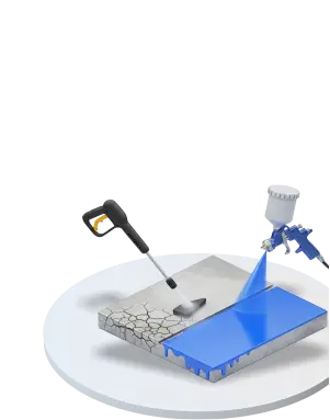 Очистка и покраска