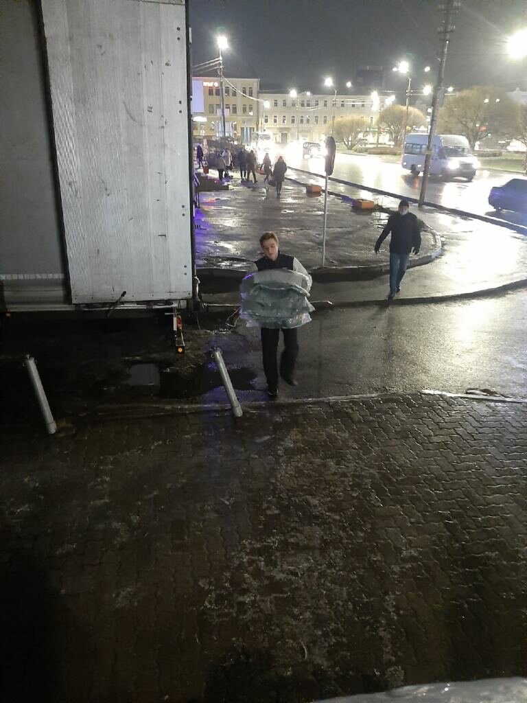 Подъем груза на этаж