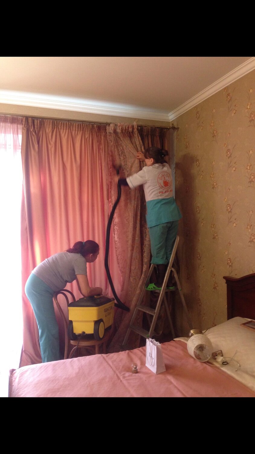 Шторы чистка