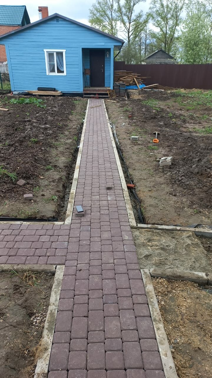 Дорожки из тротуарной плитки