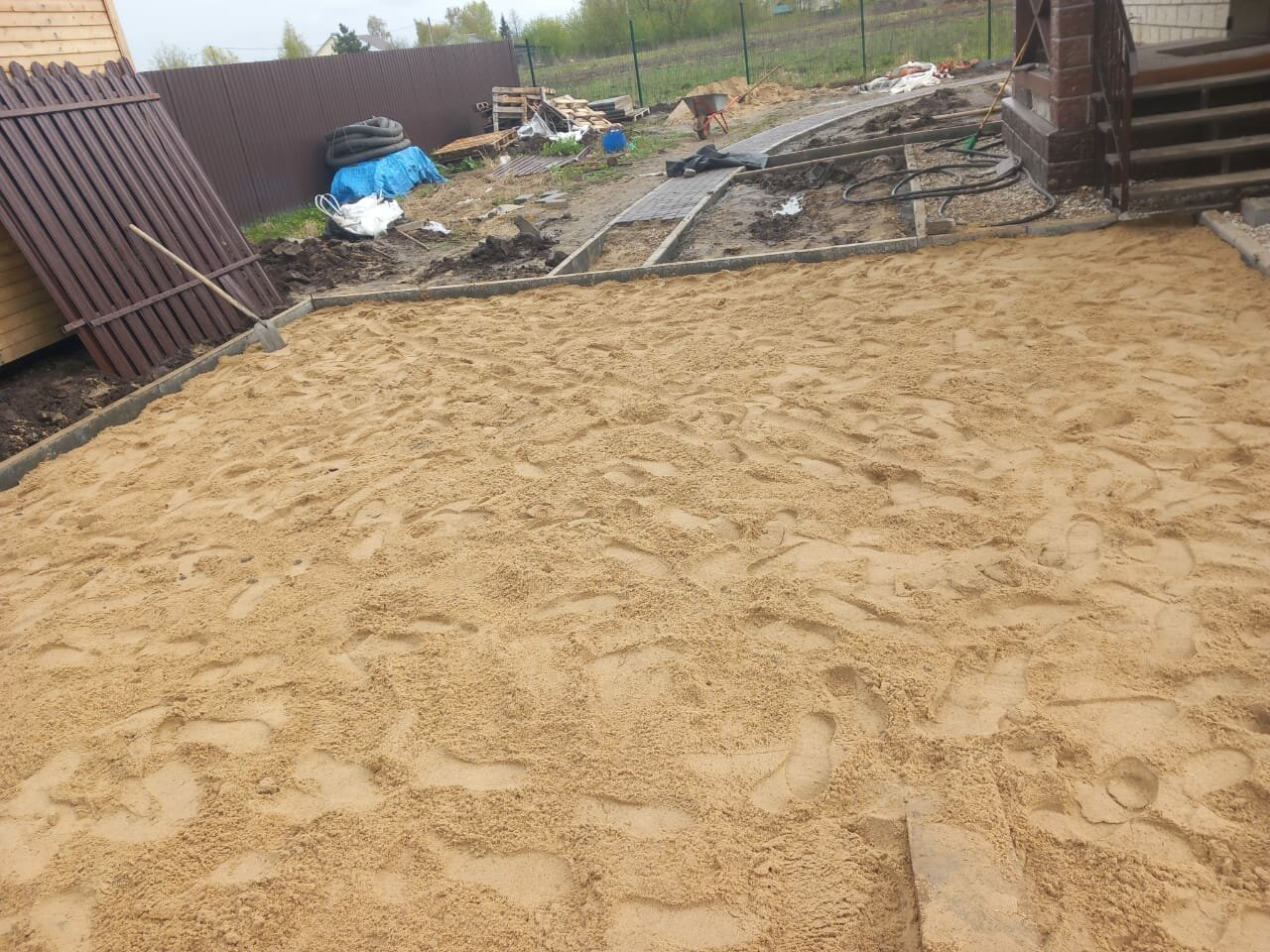 Заезд на участок под ключ