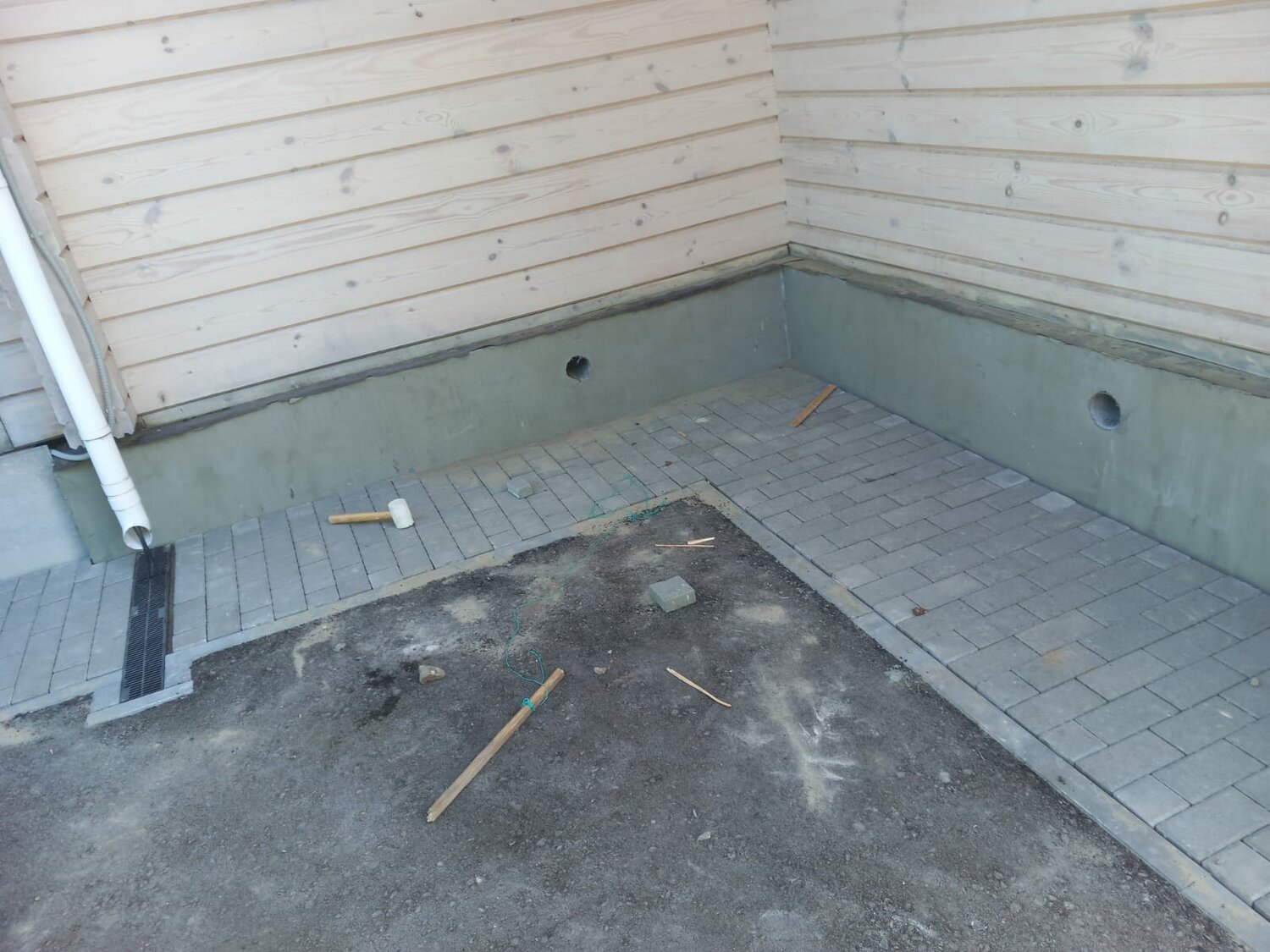 Отмостка под ключ