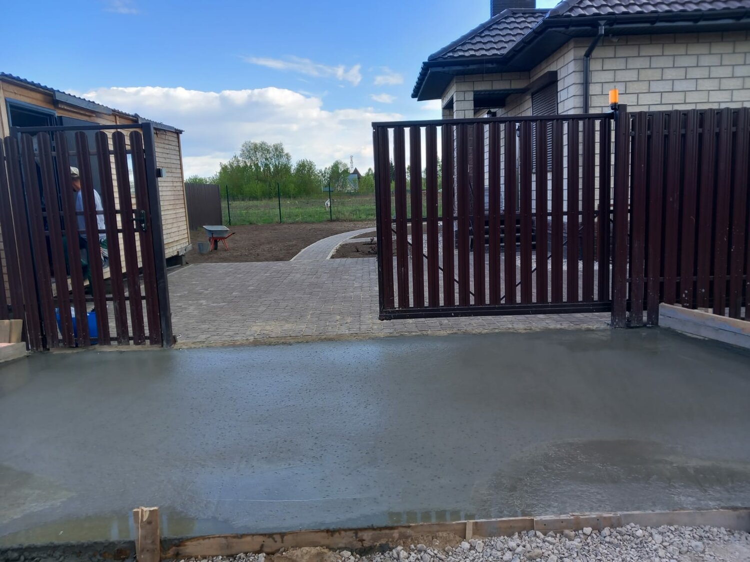 Заезд на участок под ключ