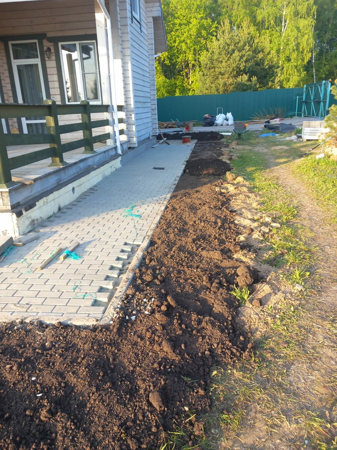 Отмостка под ключ