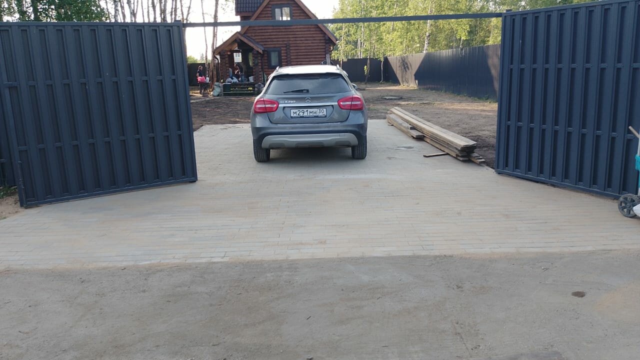 Заезд на участок под ключ