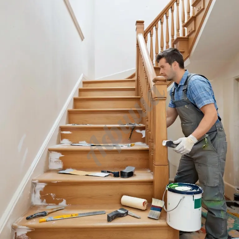 Покраска лестниц