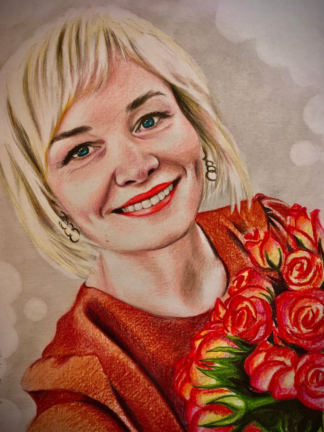 Портрет по фотографии цветной