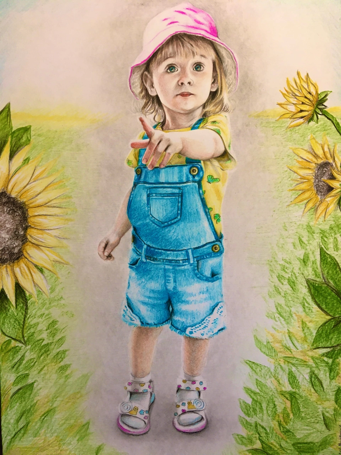 Портрет по фотографии цветной