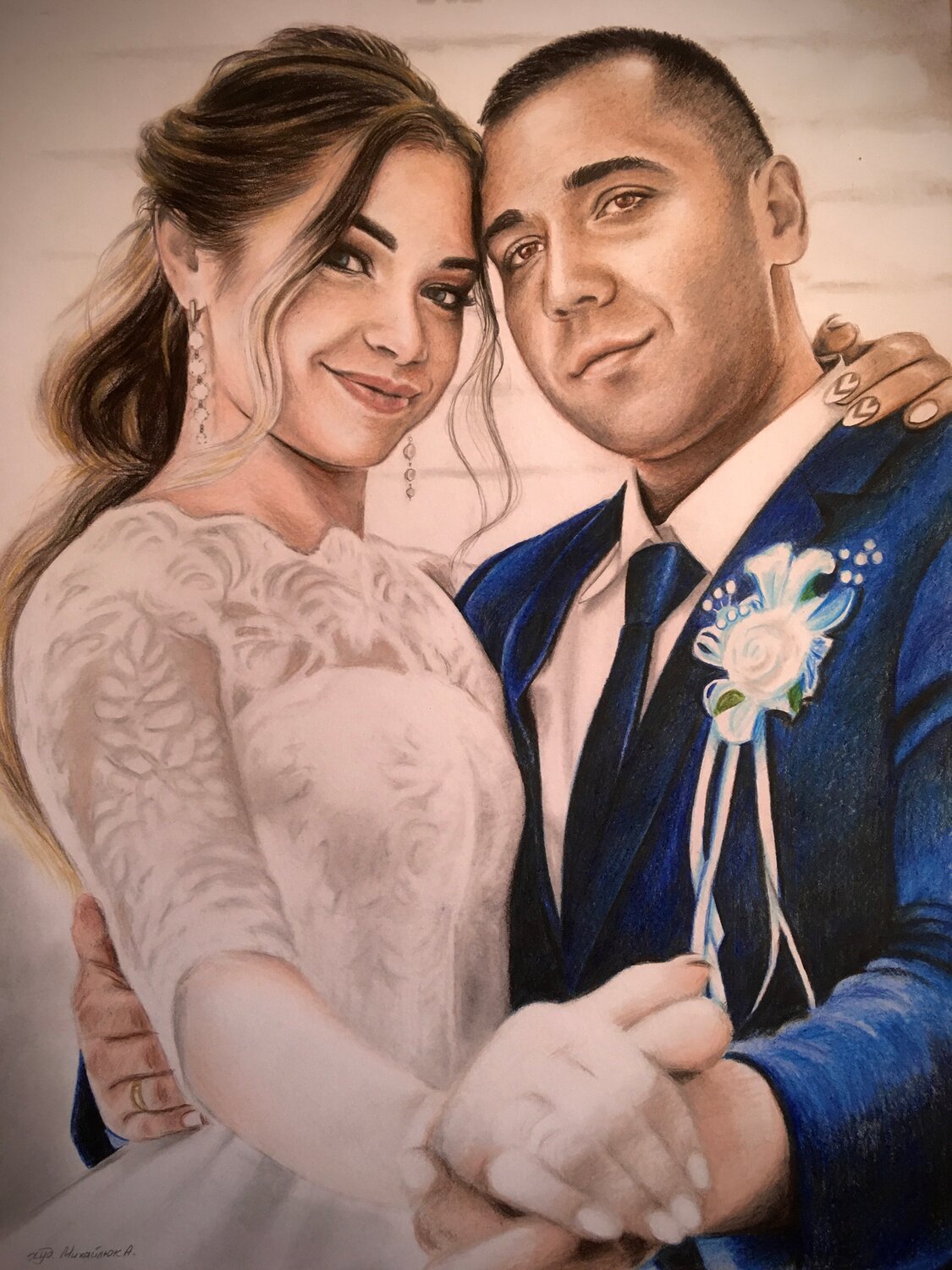 Портрет по фотографии цветной