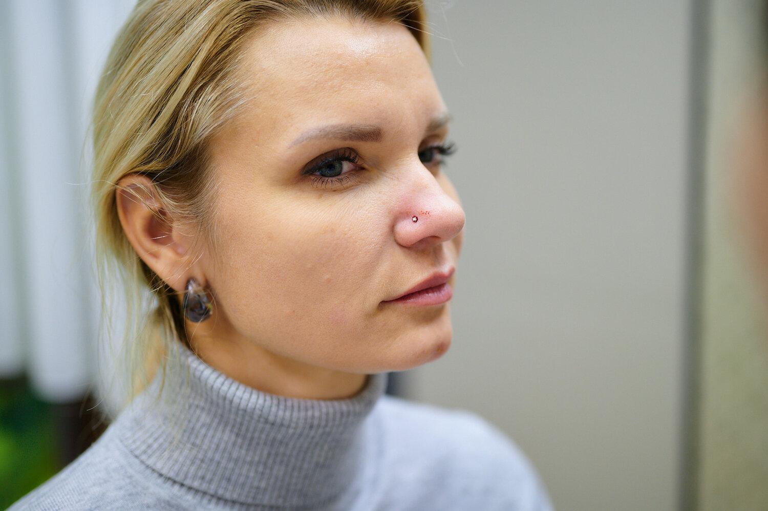 пирсинг носа