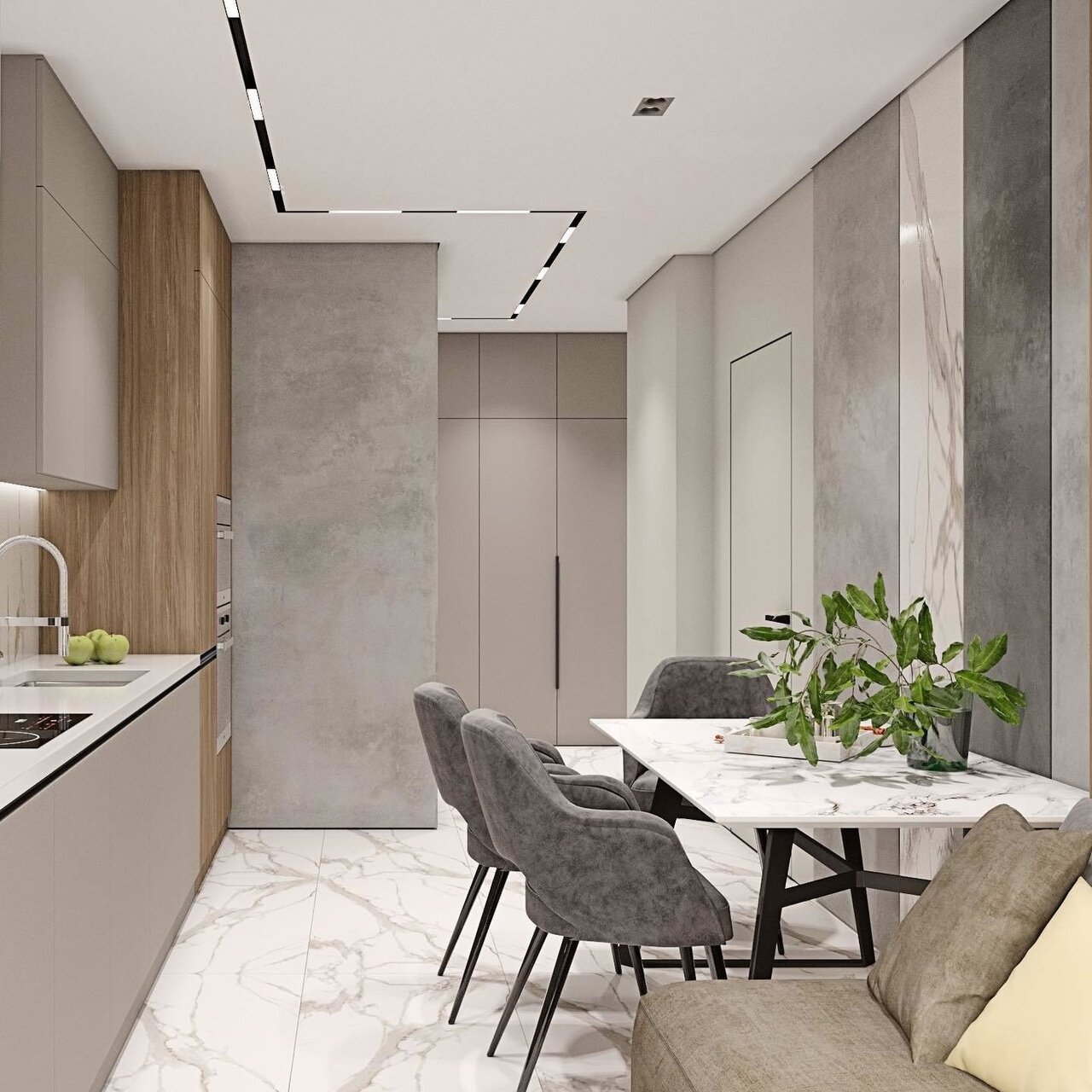 Монтаж натяжного потолка