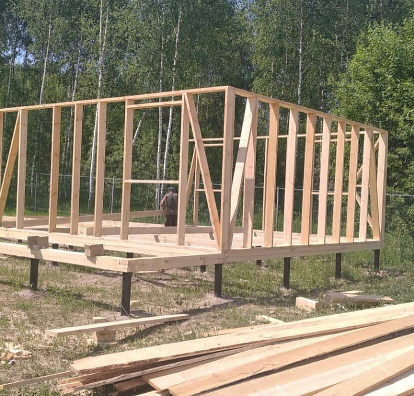 Строительство тёплых и надёжных каркасных домов «под ключ».