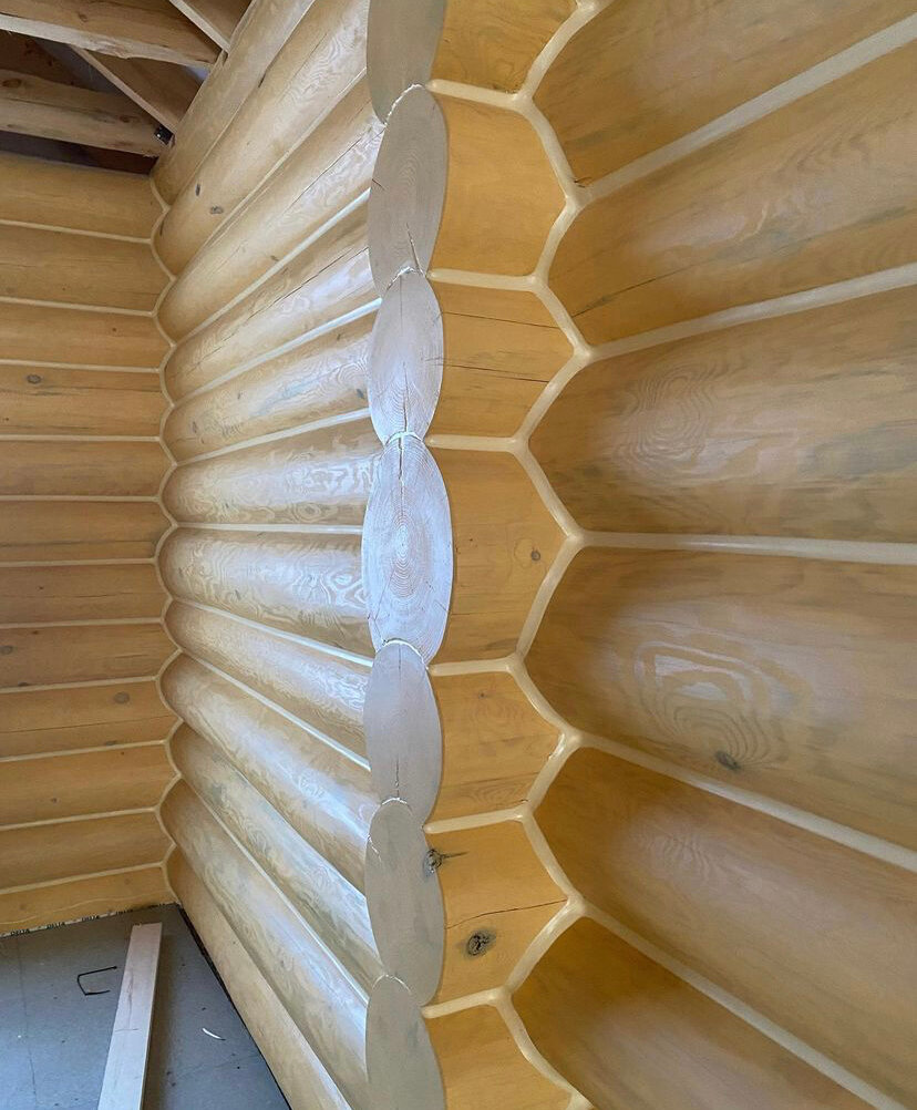 Профессиональная герметизация сруба