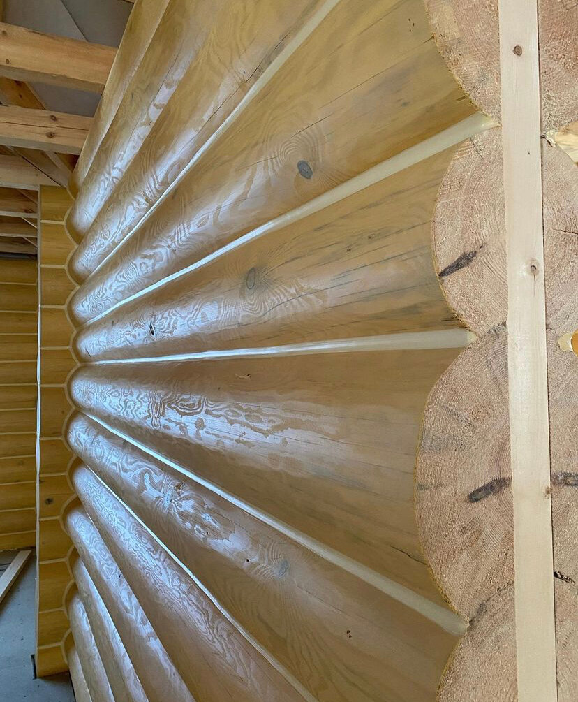 Профессиональная герметизация сруба