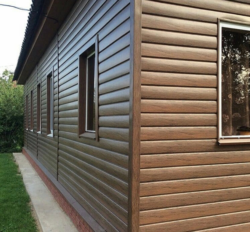 Монтаж фасада из металлического сайдинга