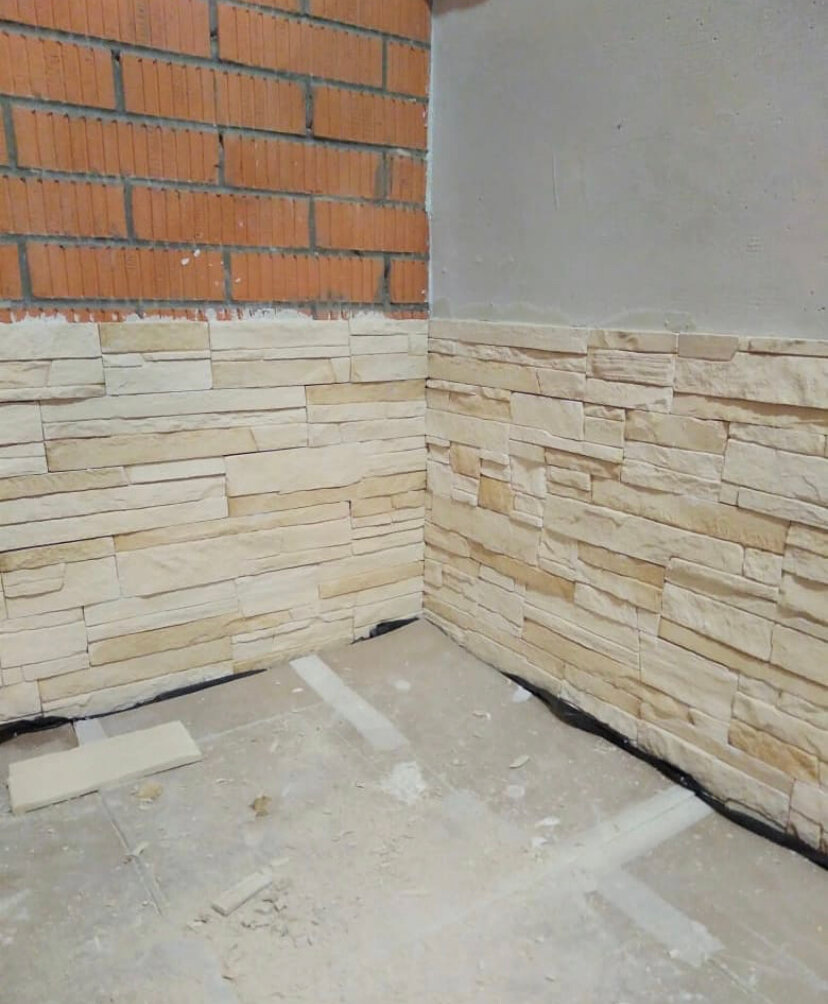 Кладка декоративного камина