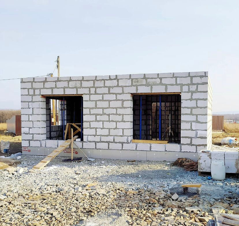 Строительство дома из бетонных блоков