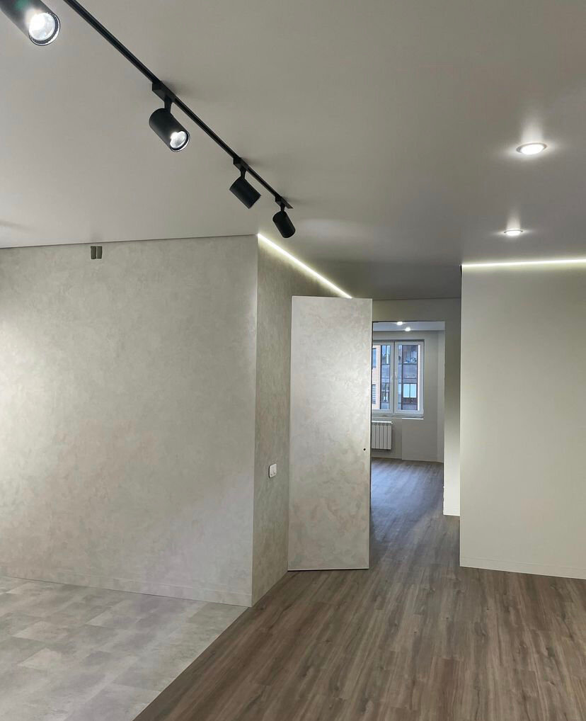 Ремонт новостройки «под ключ» с удалением строительной отделки.