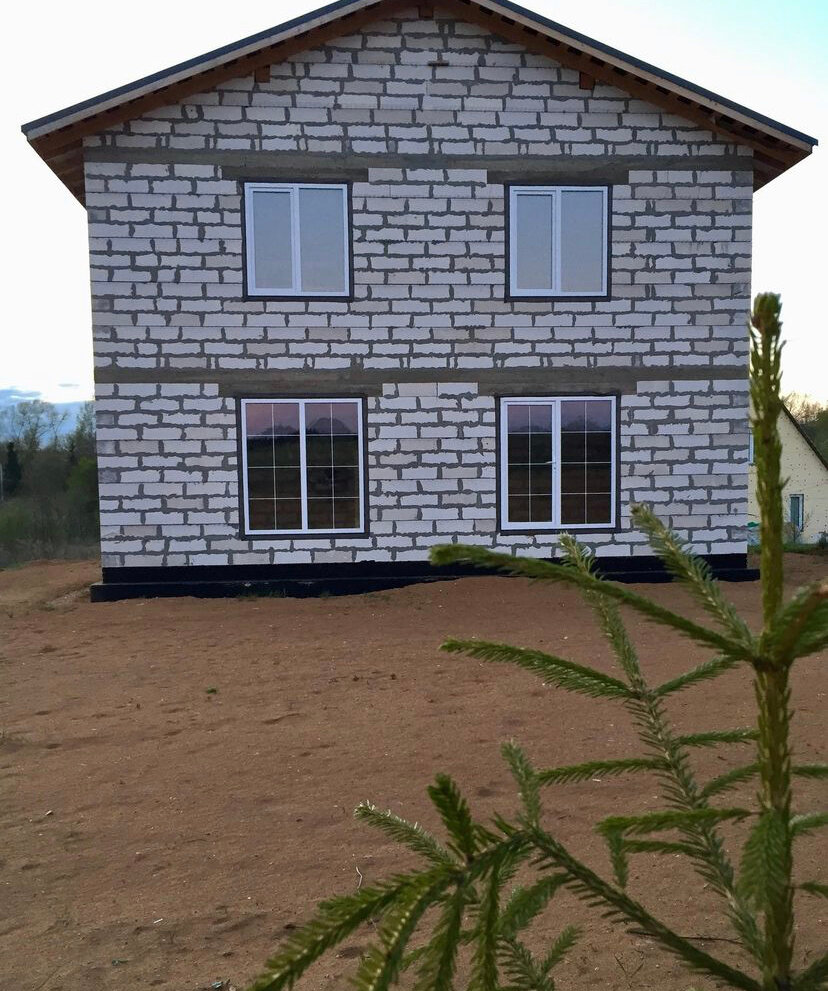 Строительство дома из бетонных блоков