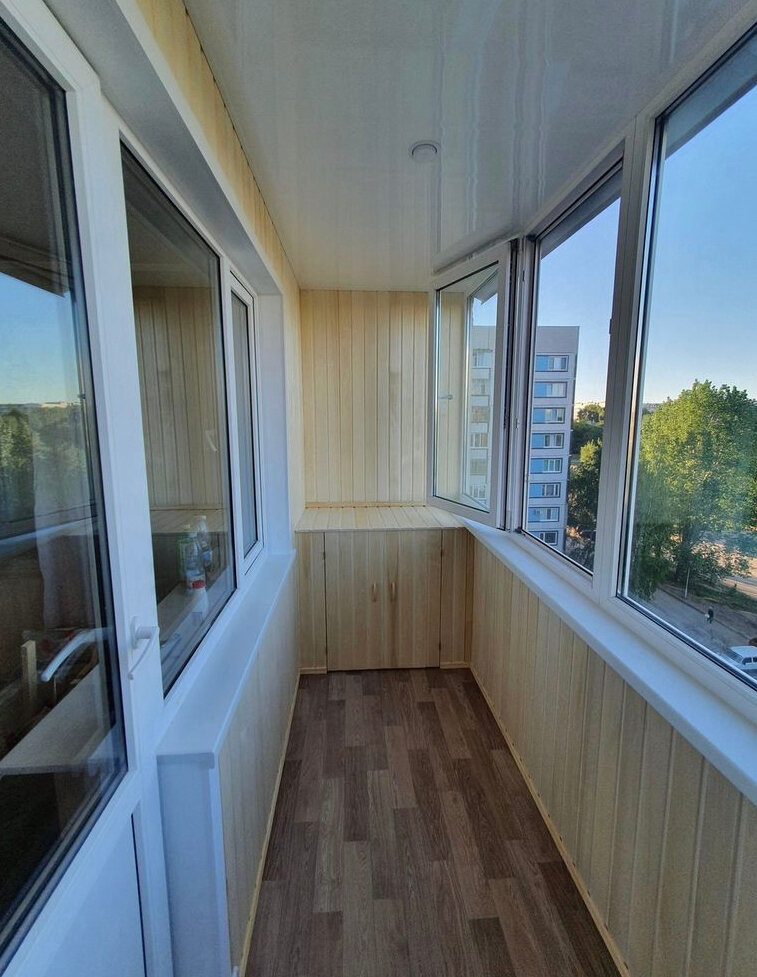 Внутренняя отделка окон панелями из ПВХ