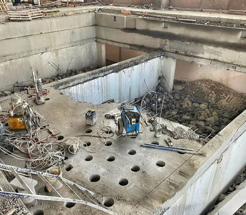 Демонтаж бассейна