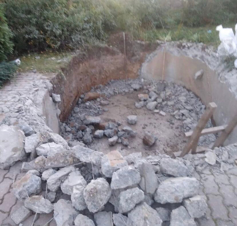 Демонтаж бассейна