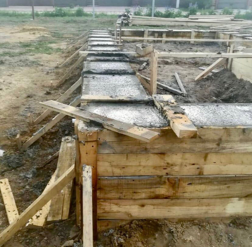 Строительство ленточного фундамента