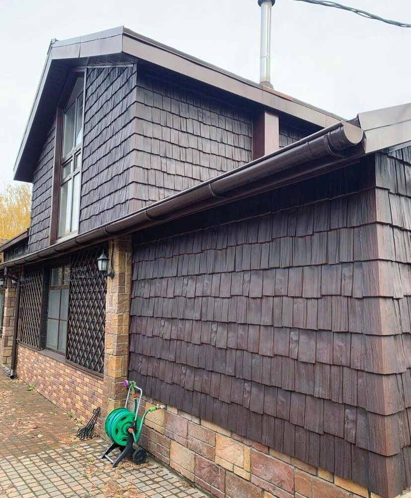 Монтаж фасада из фасадных панелей