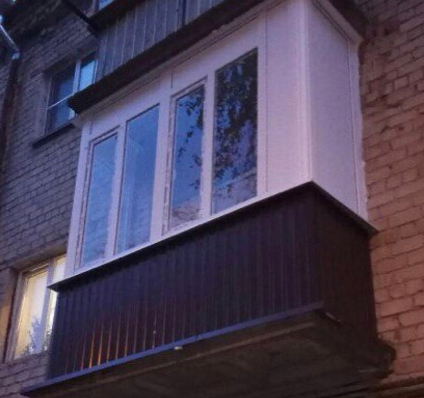 Внешняя отделка профнастилом