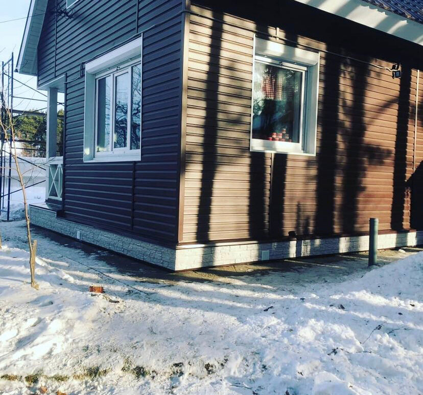 Монтаж фасадов