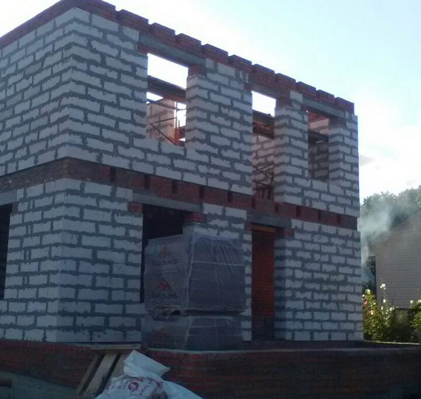 Кладка пеноблоков