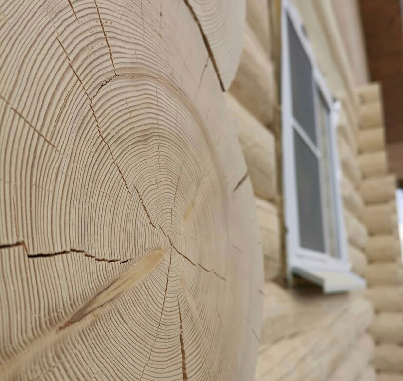 Шлифовка сруба