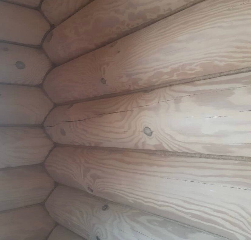 Конопатка сруба