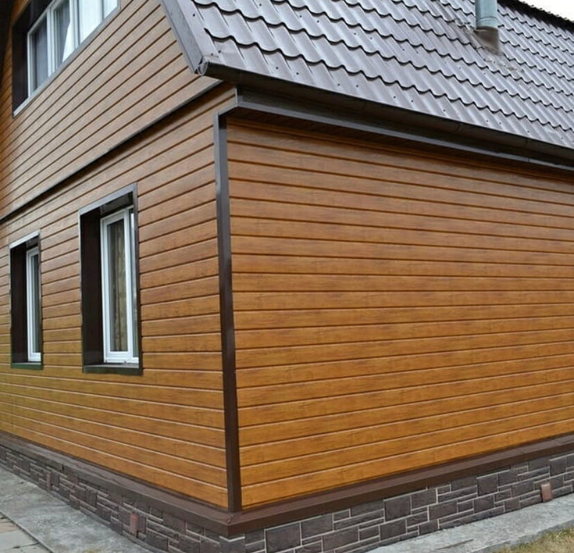 Монтаж фасада из металлического сайдинга