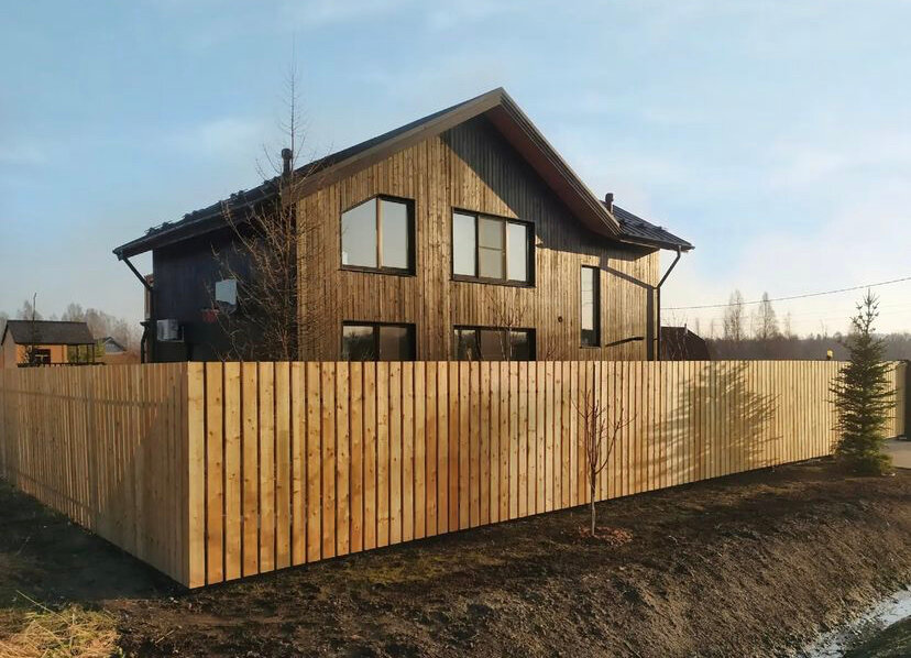 Строительство деревянного забора