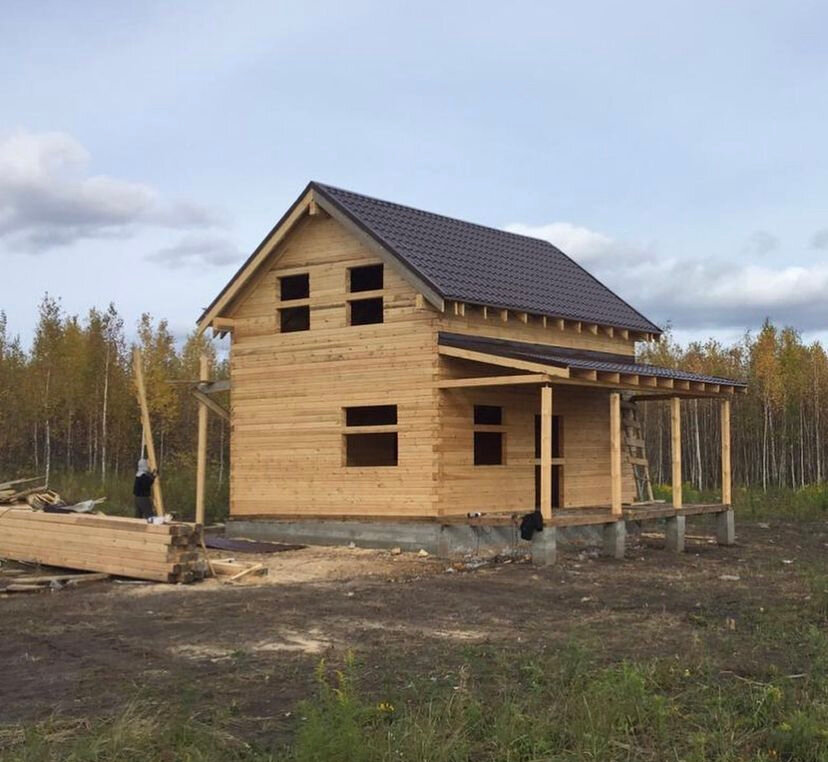 Строительство дома из бруса