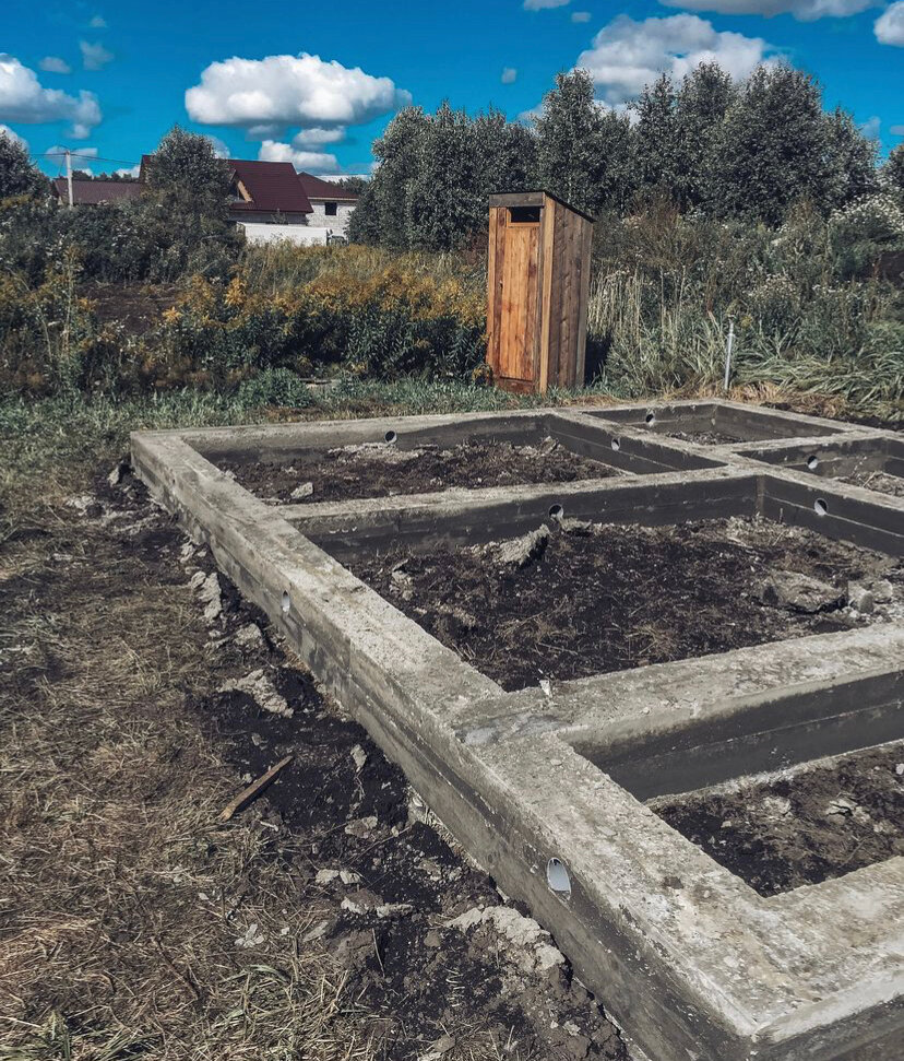 Строительство ленточного фундамента