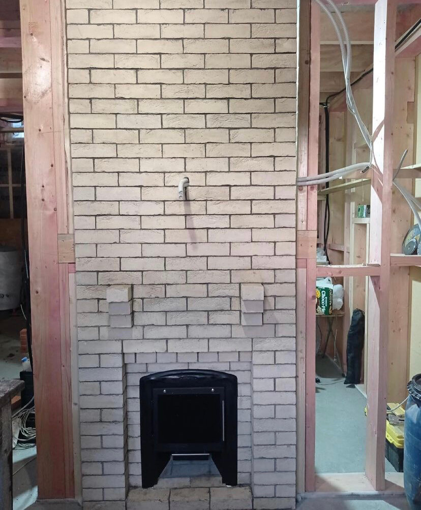 Кладка банной печи
