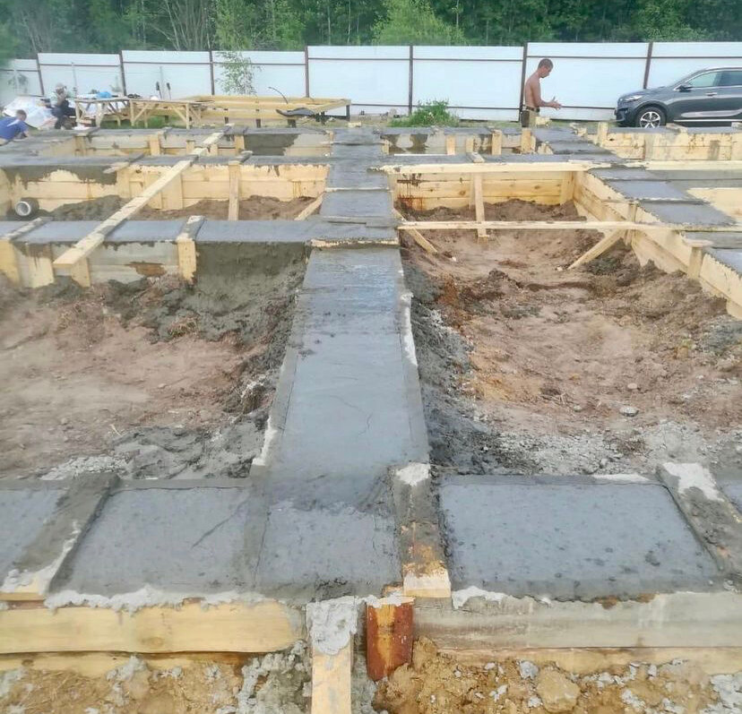 Строительство ленточного фундамента