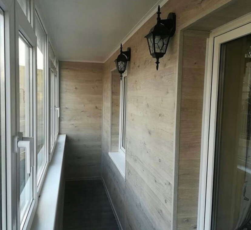 Отделка балконов и лоджий