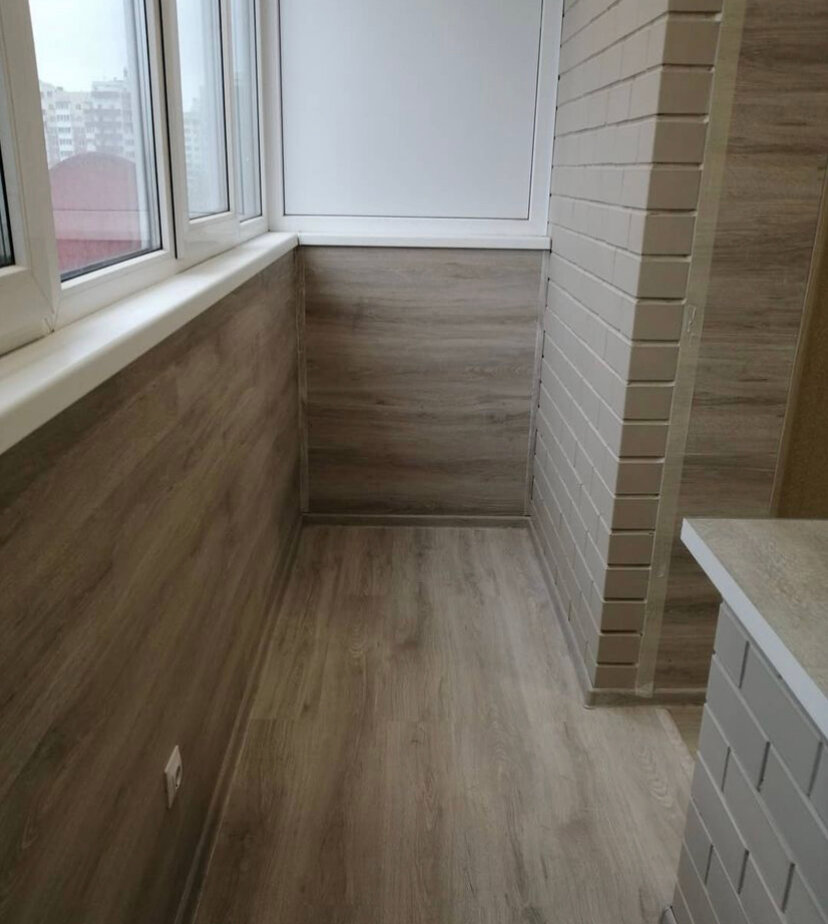 Отделка балконов и лоджий