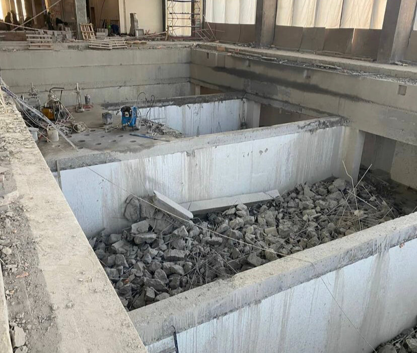 Демонтаж бассейна