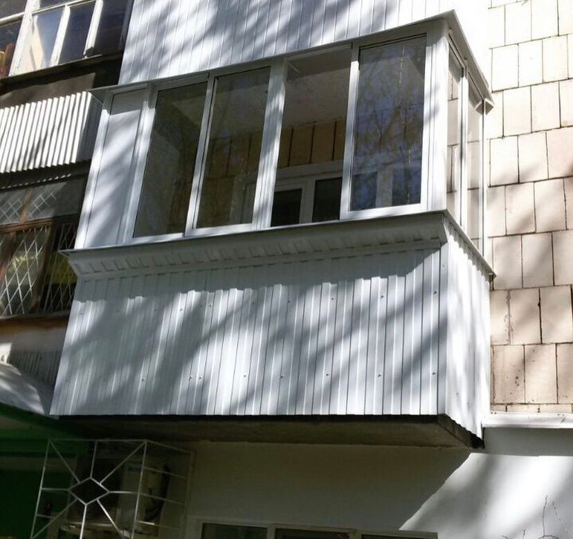 Внешняя отделка профнастилом