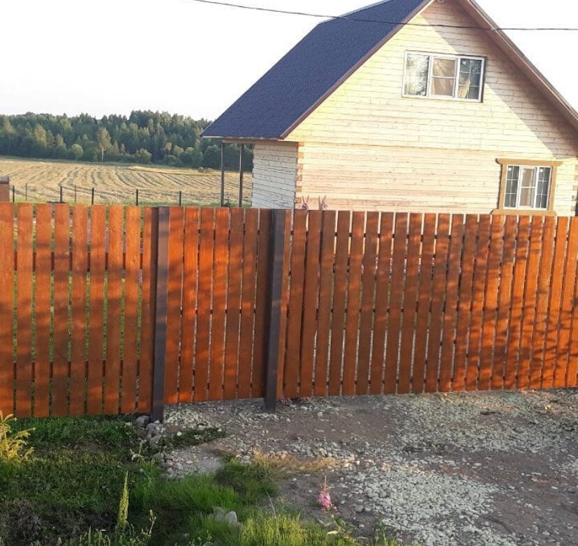 Строительство деревянного забора
