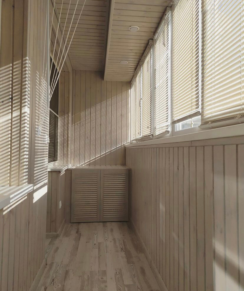 Отделка балконов и лоджий