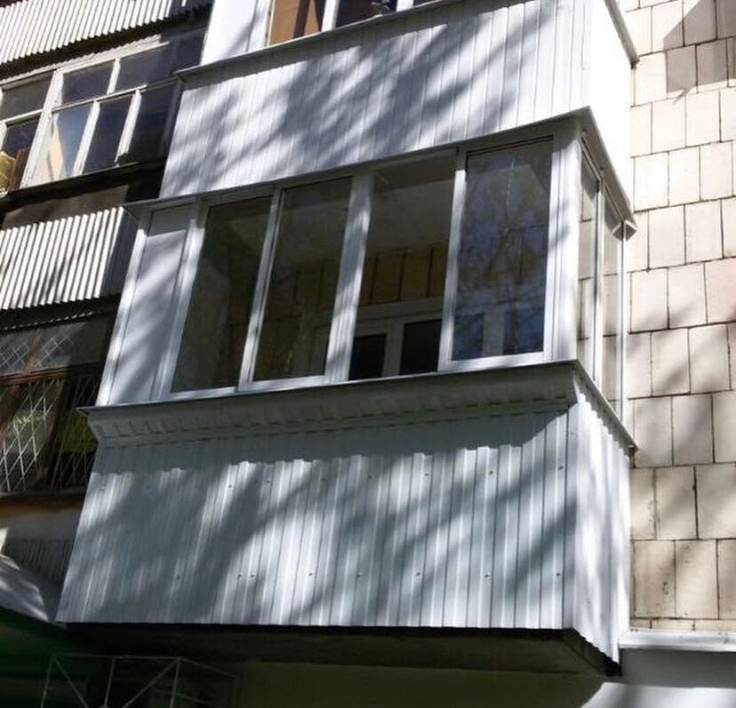 Внешняя отделка профнастилом