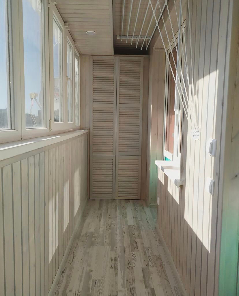 Отделка балконов и лоджий