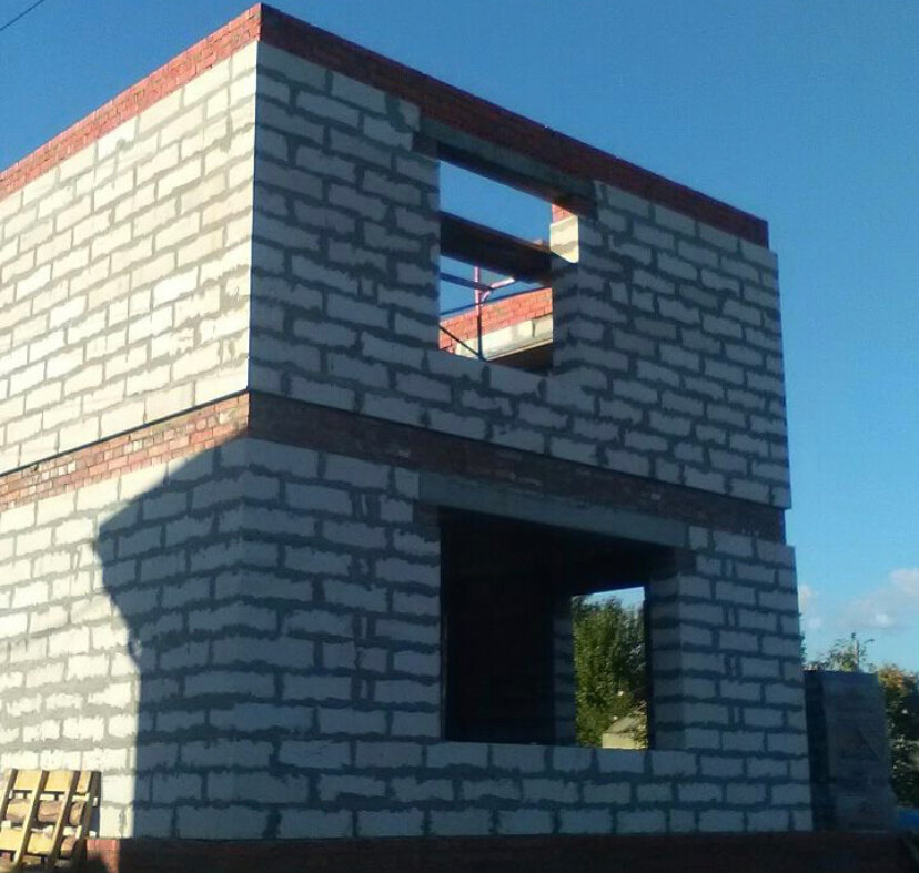 Кладка пеноблоков