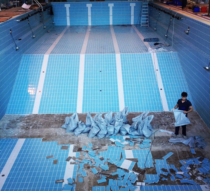 Демонтаж бассейна